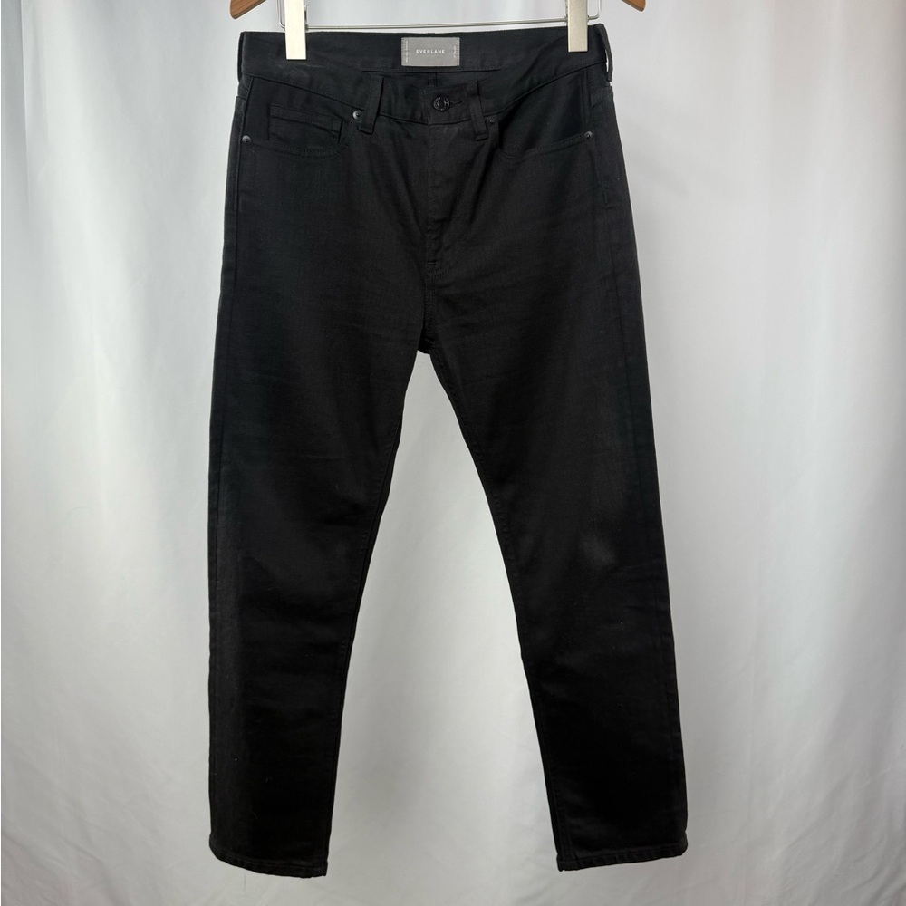 Everlane Straight Leg Jeans in Jet Black Size 27